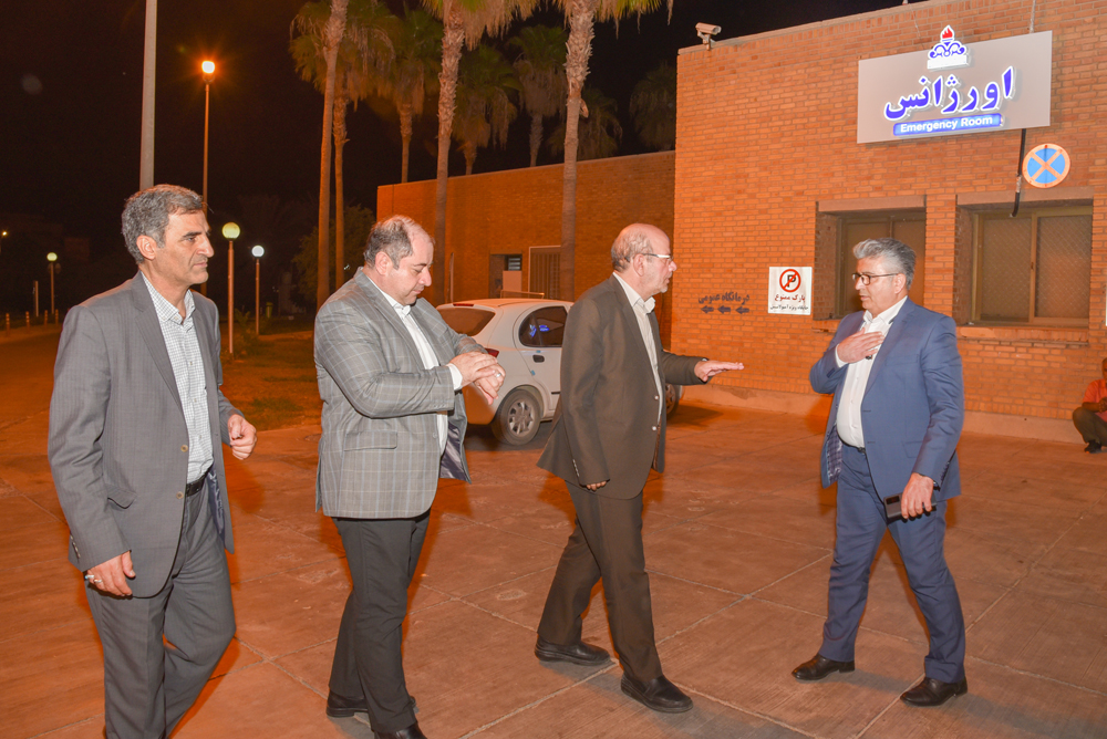 بازدید مدیر عامل سازمان از بیمارستان  2